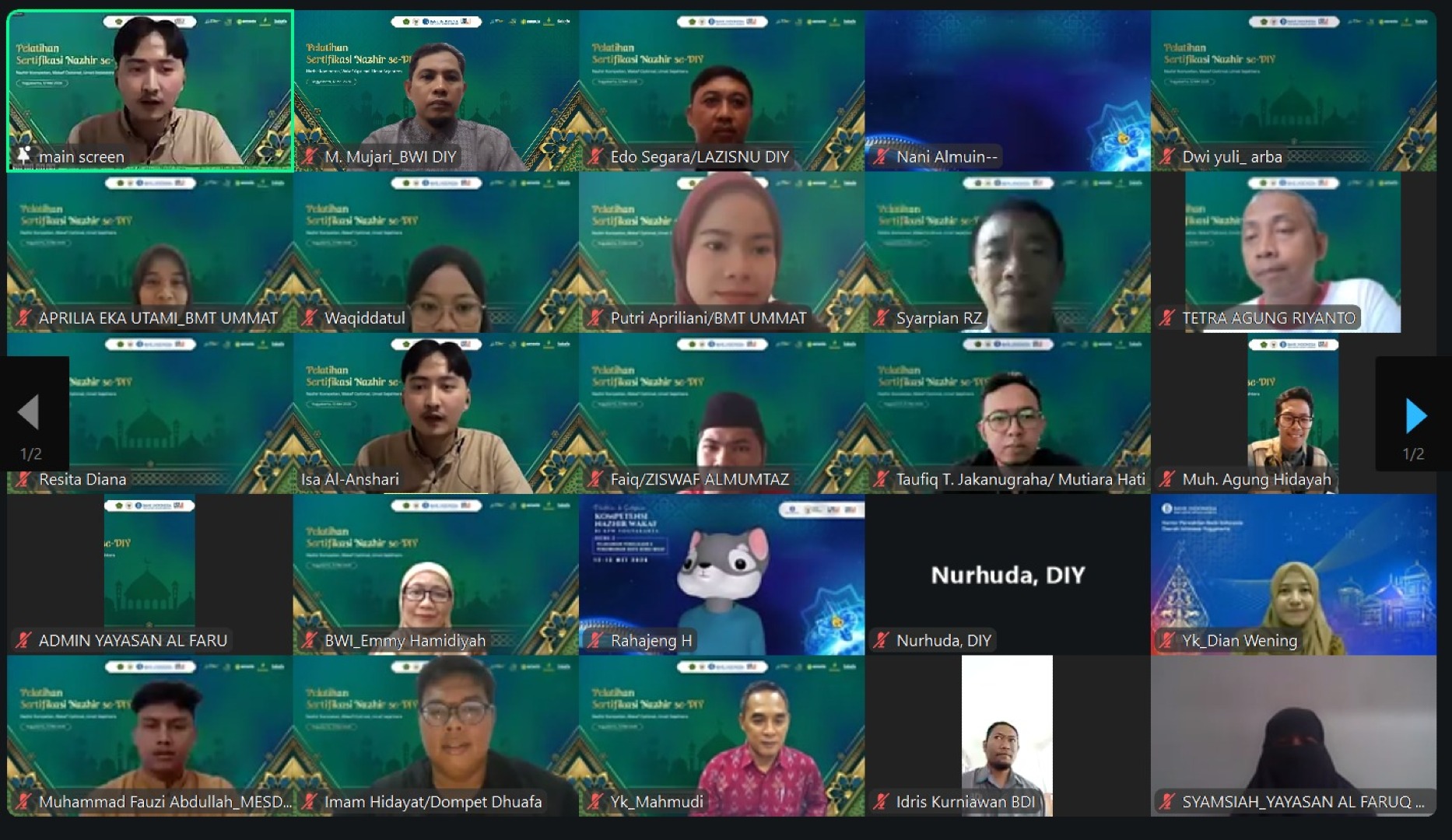 Wujudkan Nazhir Profesional, Pengurus BWI DIY Ikuti Sertifikasi Kompetensi Nazhir.